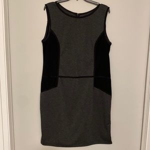 Massimo Gray and Black stretch dress